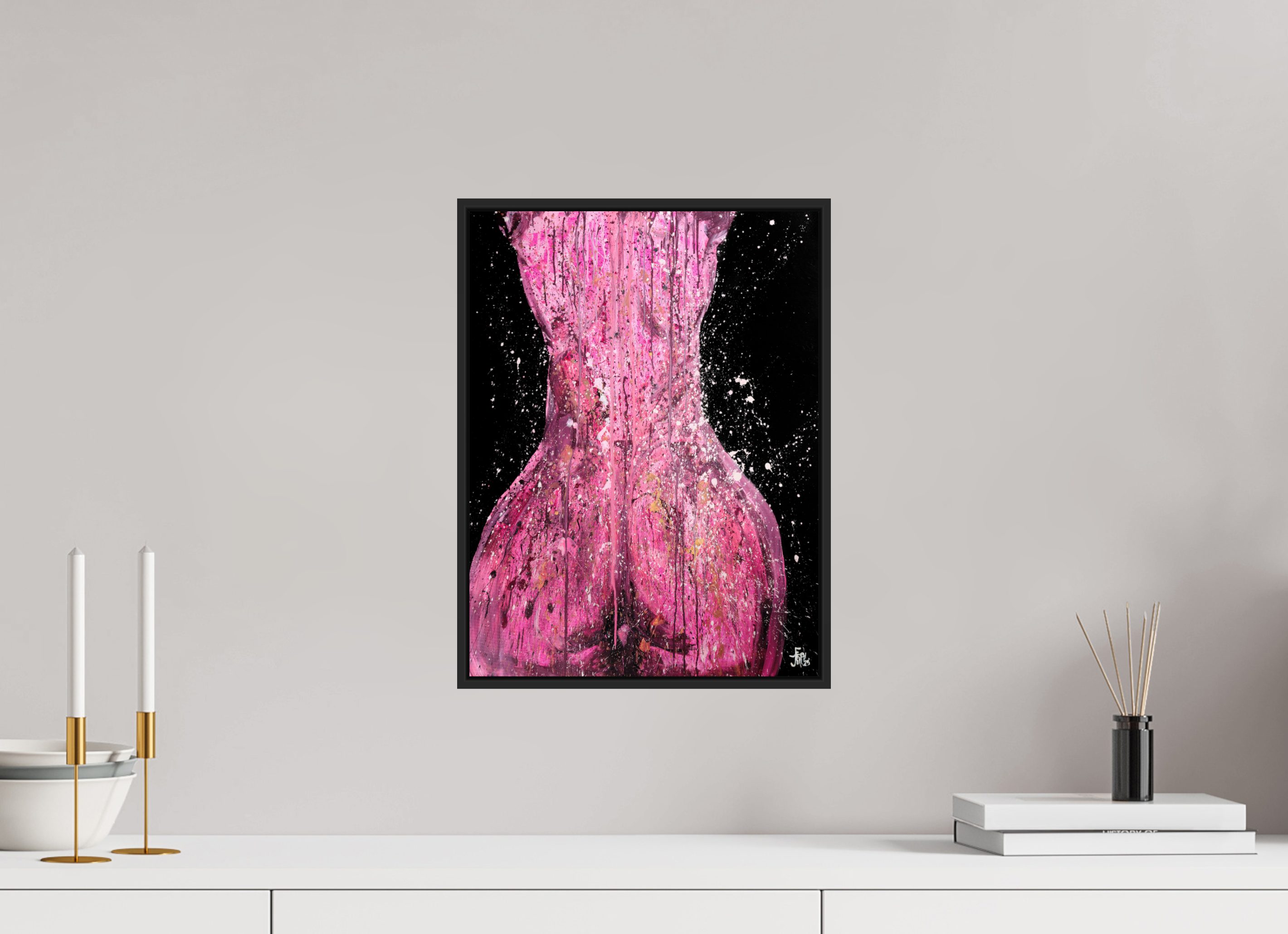 30 x 40 cm, RAHMEN Embodied.JFstudio (framed)