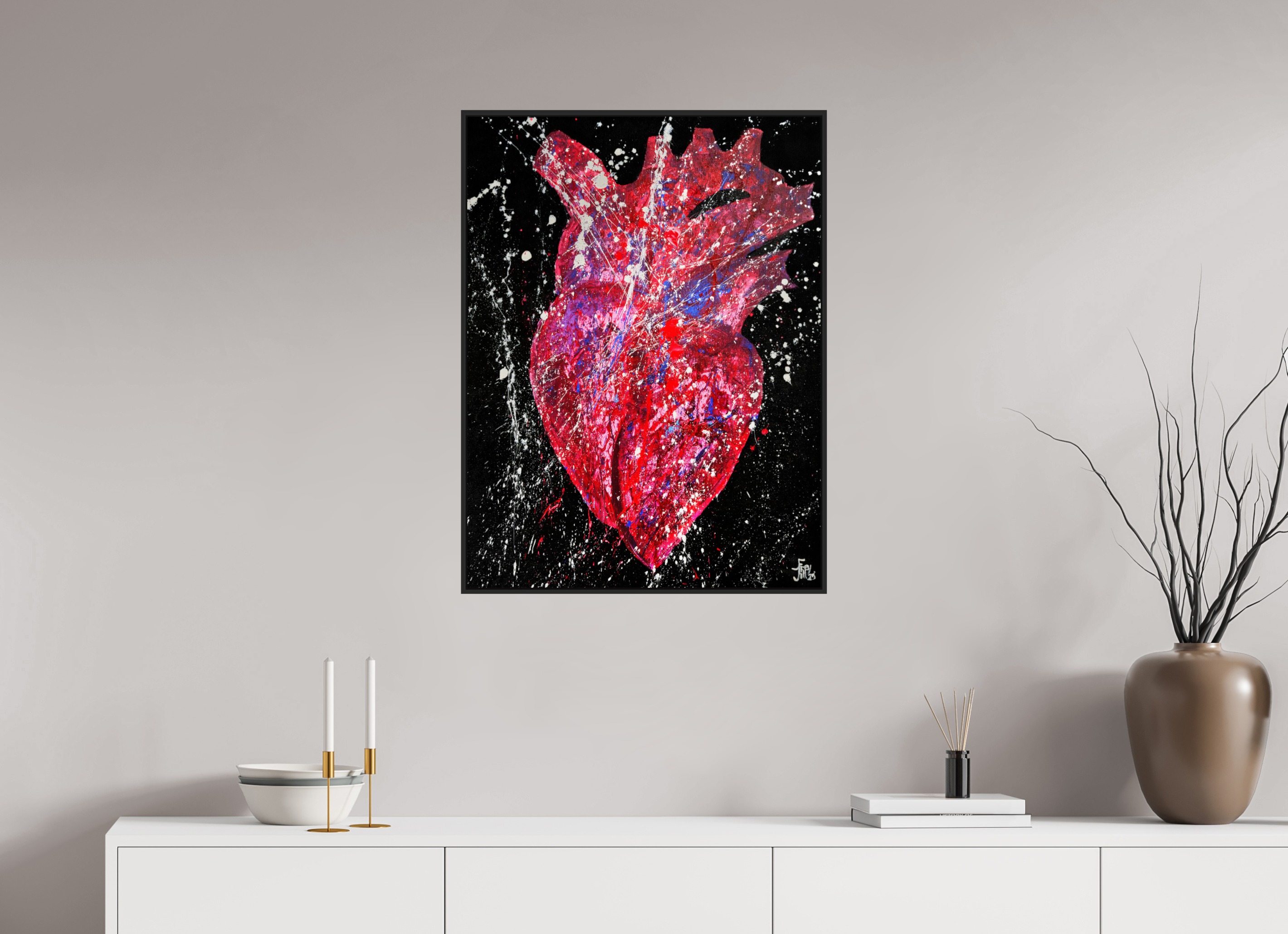 60 x 80 cm, RAHMEN HARDWORK.JFstudio (framed)