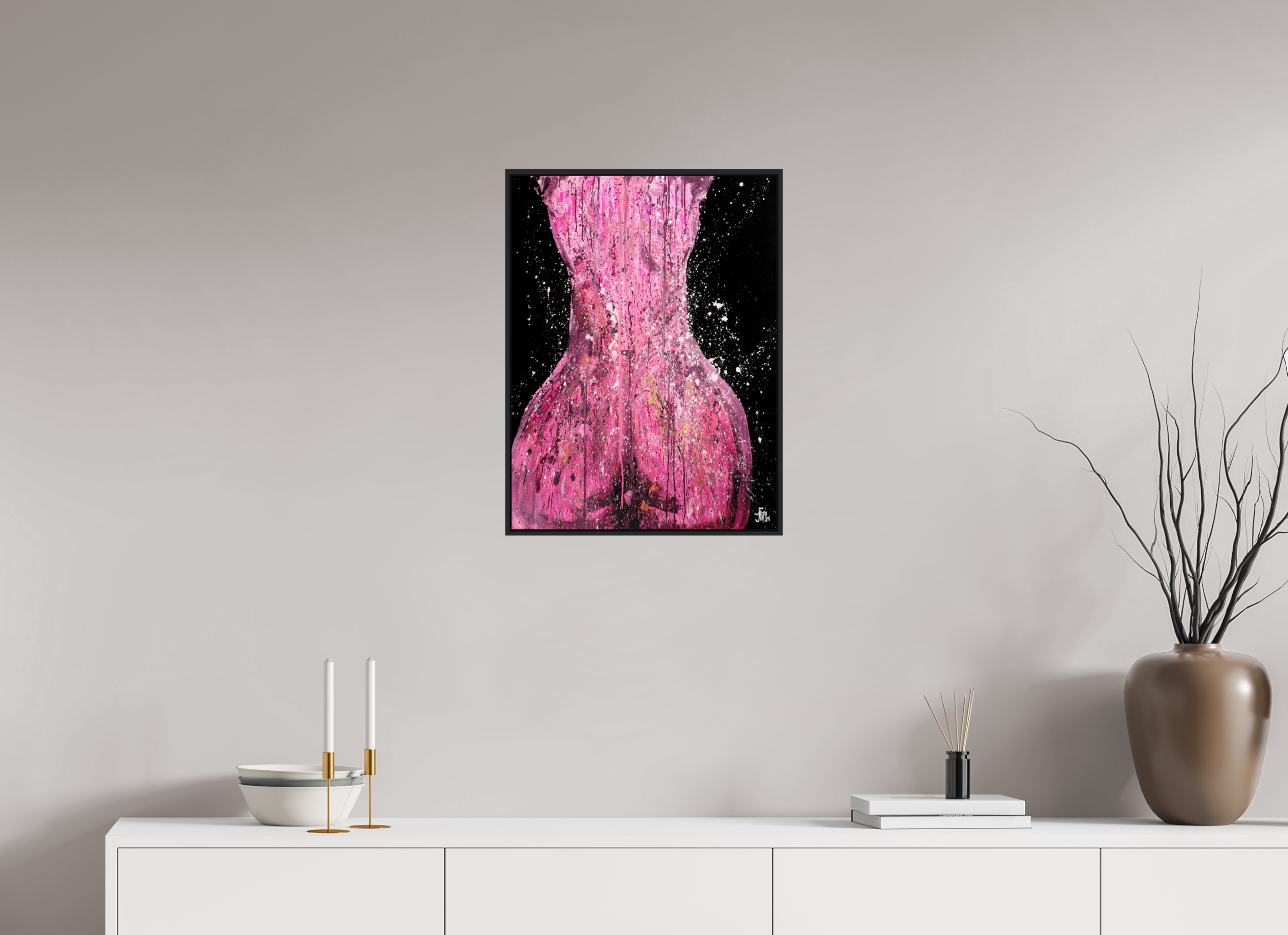 45 x 60 cm, RAHMEN Embodied.JFstudio (framed)