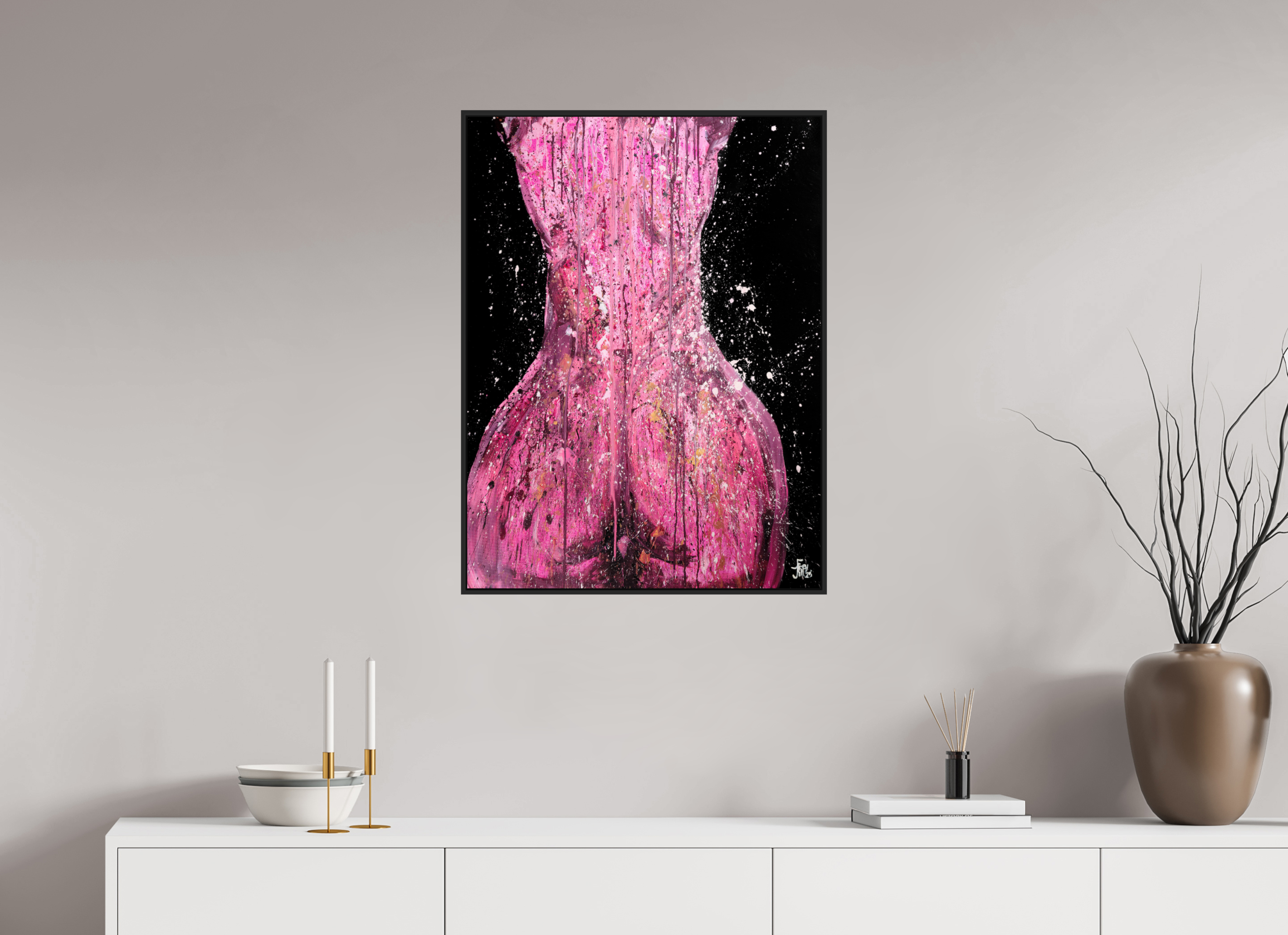 60 x 80 cm, RAHMEN Embodied.JFstudio (framed)