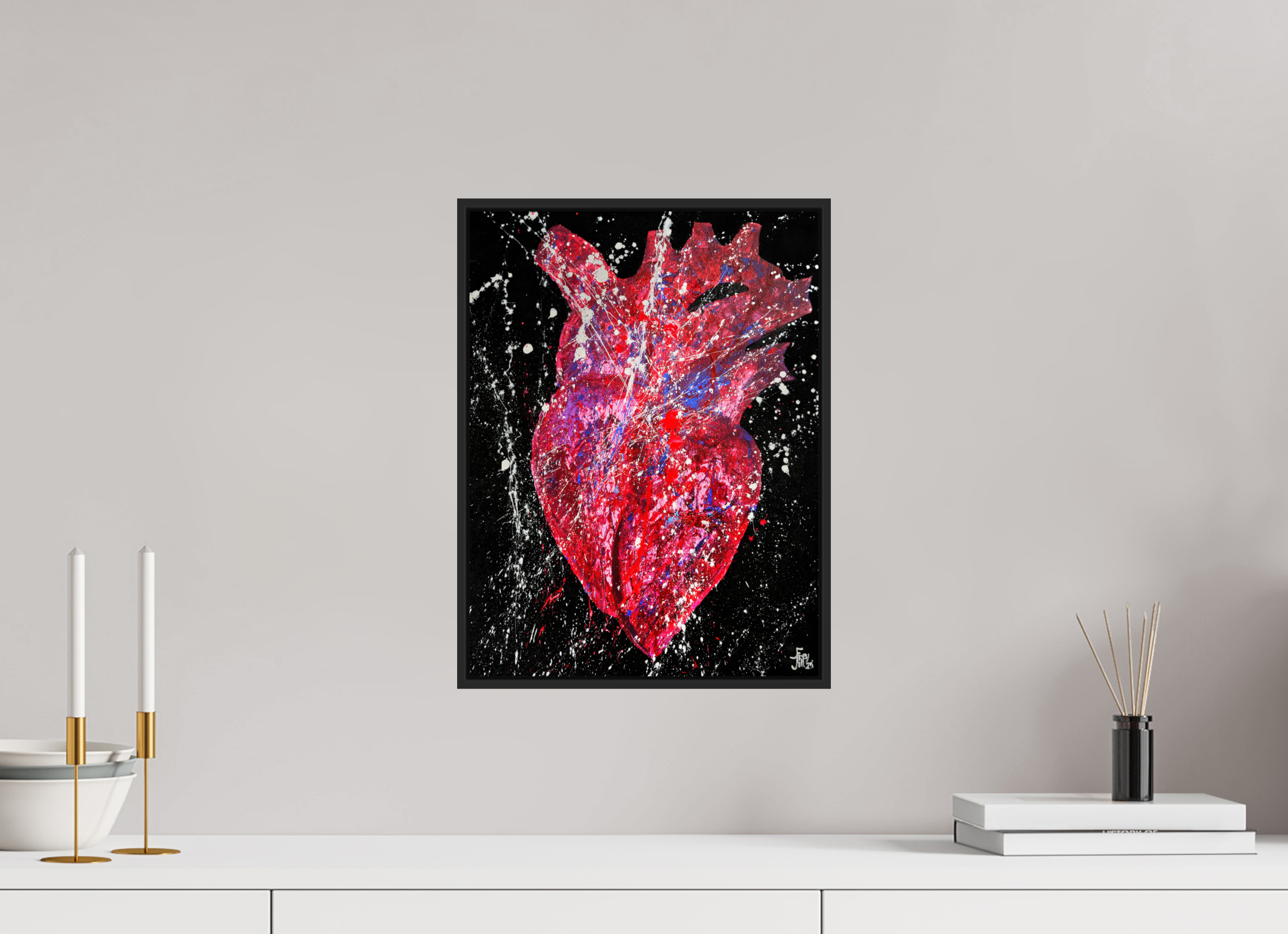 30 x 40 cm, RAHMEN HARDWORK.JFstudio (framed)