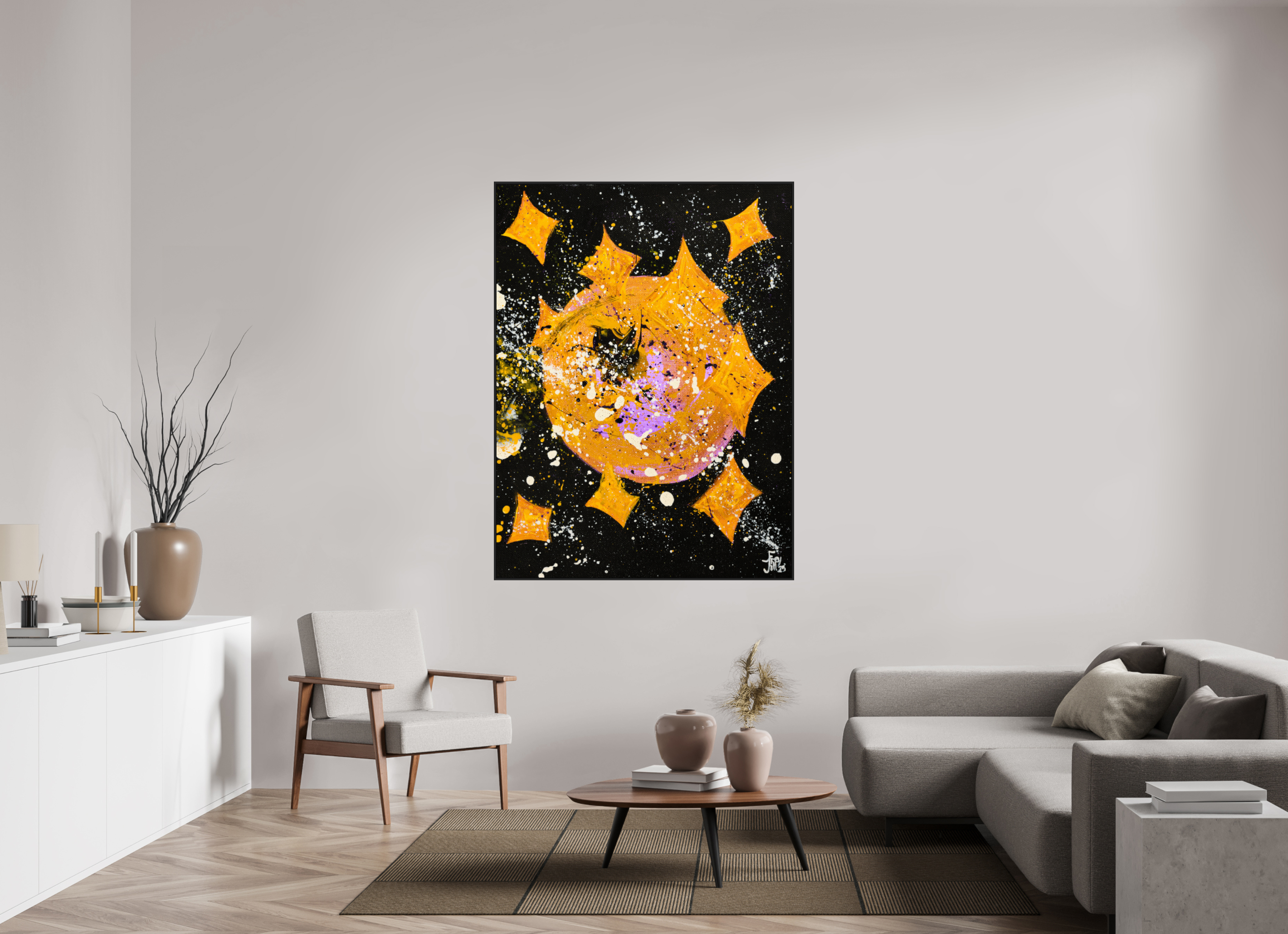 120 x 160 cm, RAHMEN RISE.JFstudio