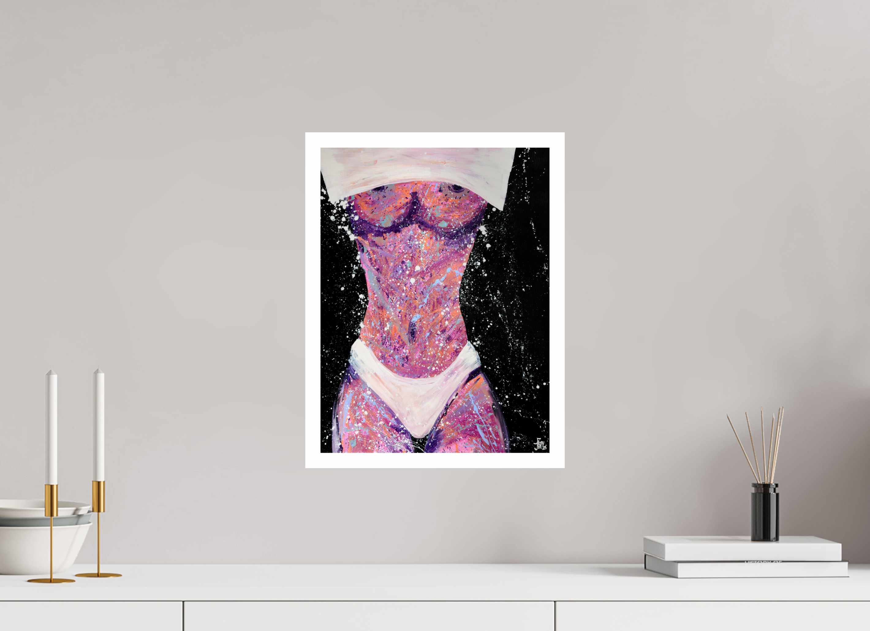 30 x 40 cm, Baryta my body - my rules